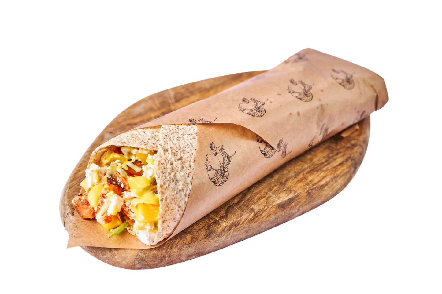 Spicy Mango Kylling Wrap